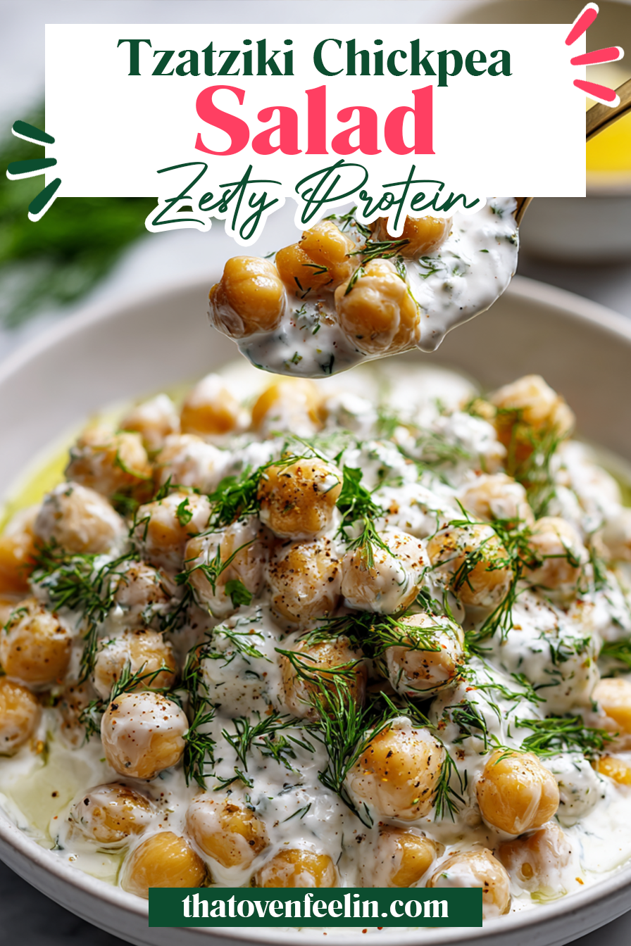 Tzatziki Chickpea Salad