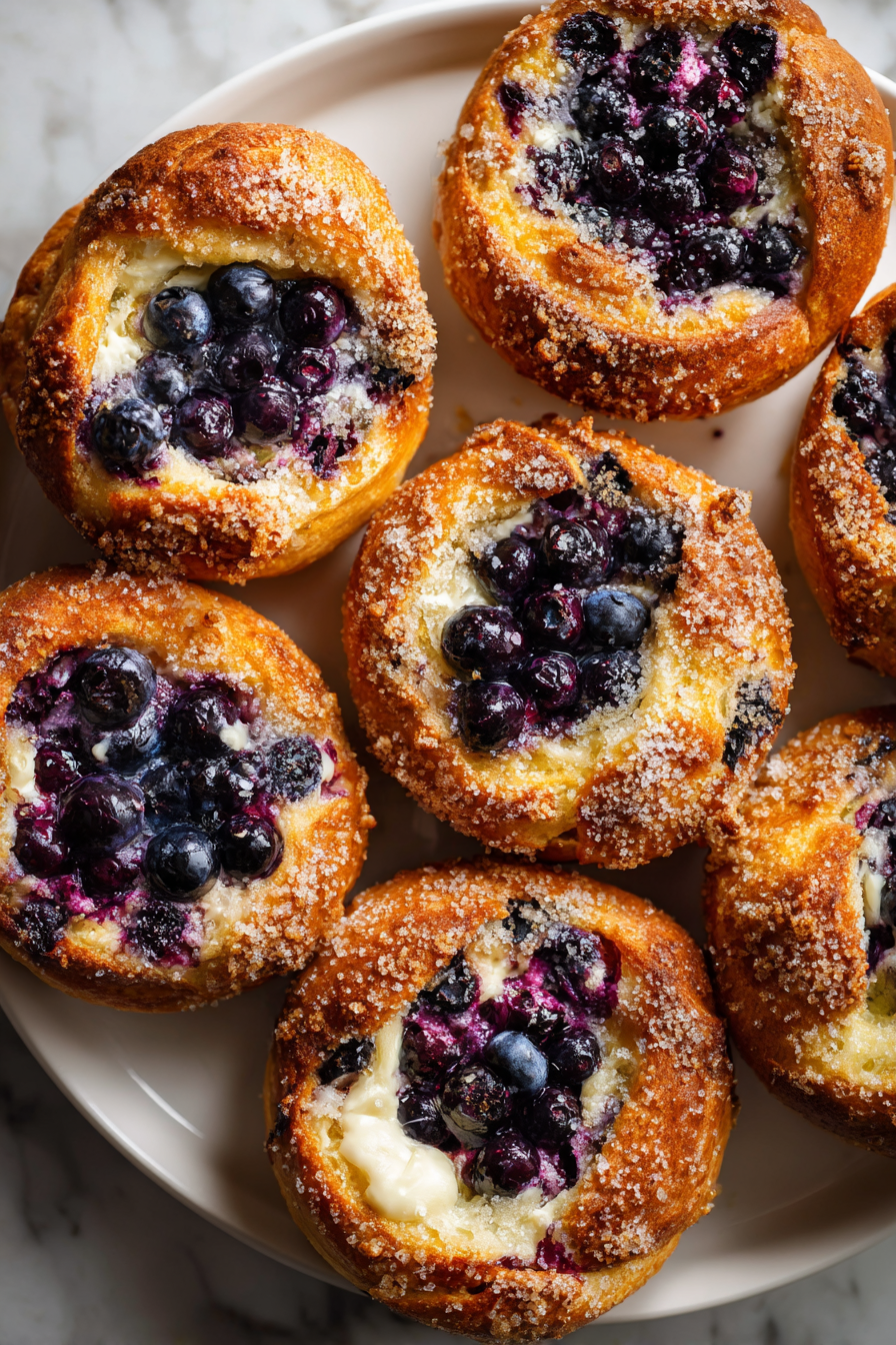 Blueberry Brioche Buns