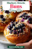 Blueberry Brioche Buns