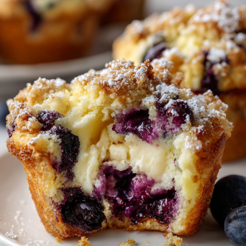 Blueberry Cream Cheese Muffins