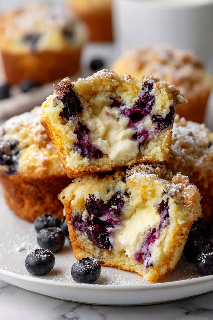 Blueberry Cream Cheese Muffins
