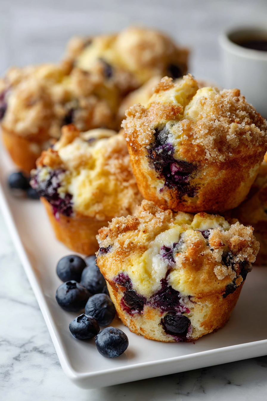 Blueberry Cream Cheese Muffins