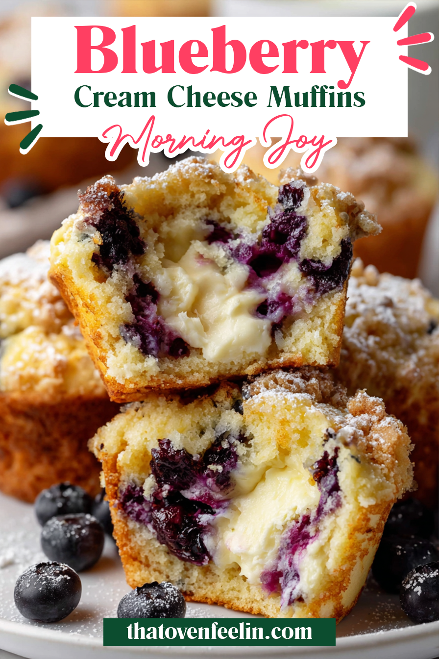 Blueberry Cream Cheese Muffins