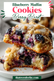 Blueberry Muffin Cookies