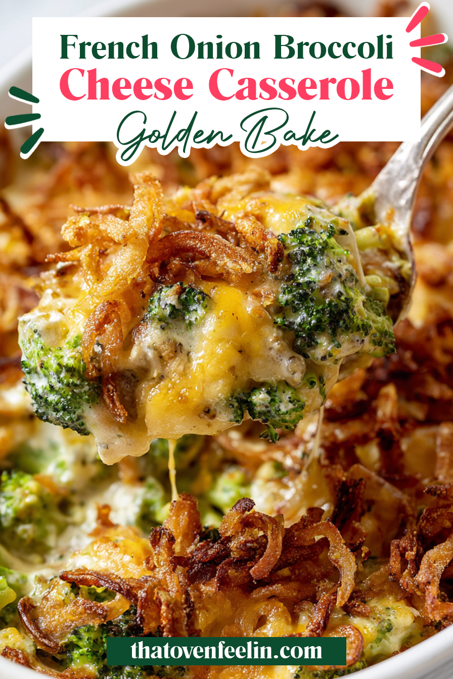 French Onion Broccoli Cheese Casserole