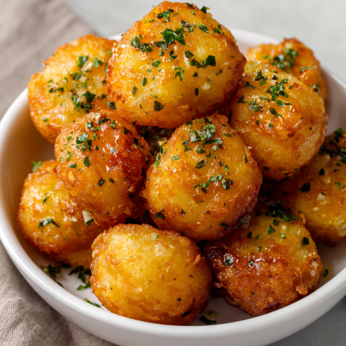Garlic Potato Pops