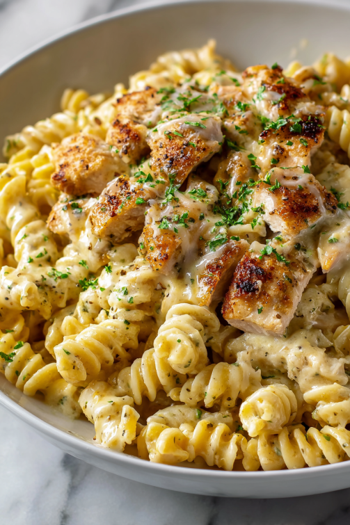 White Cheddar Chicken Pasta
