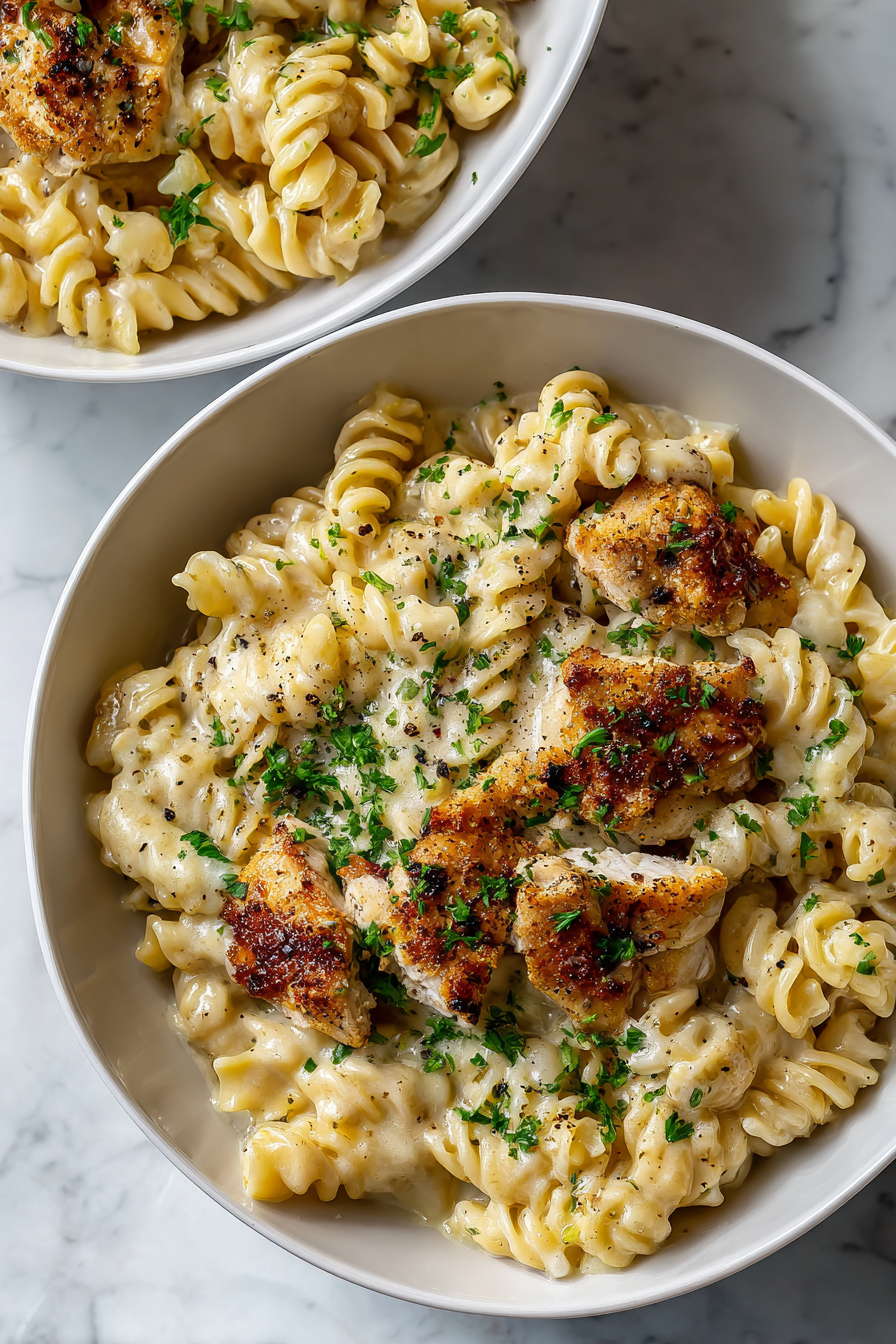 White Cheddar Chicken Pasta