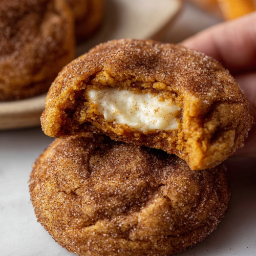 Pumpkin Cheesecake Cookies