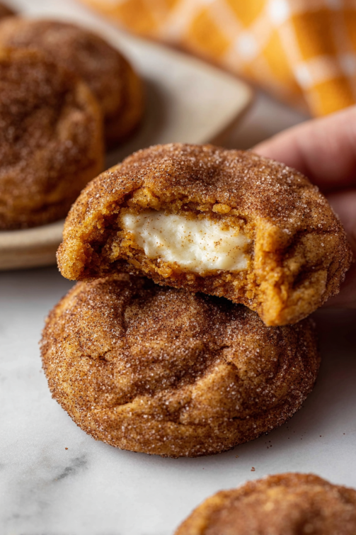 Pumpkin Cheesecake Cookies