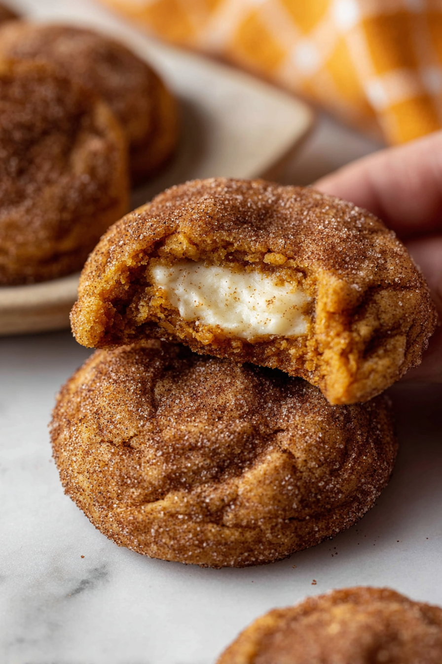 Pumpkin Cheesecake Cookies