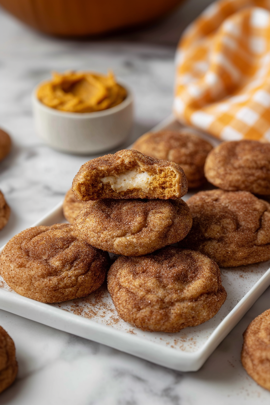 Pumpkin Cheesecake Cookies