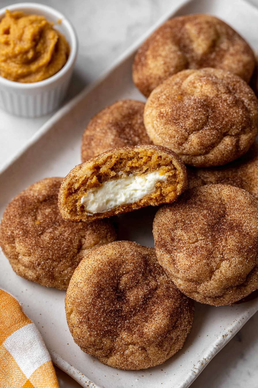 Pumpkin Cheesecake Cookies