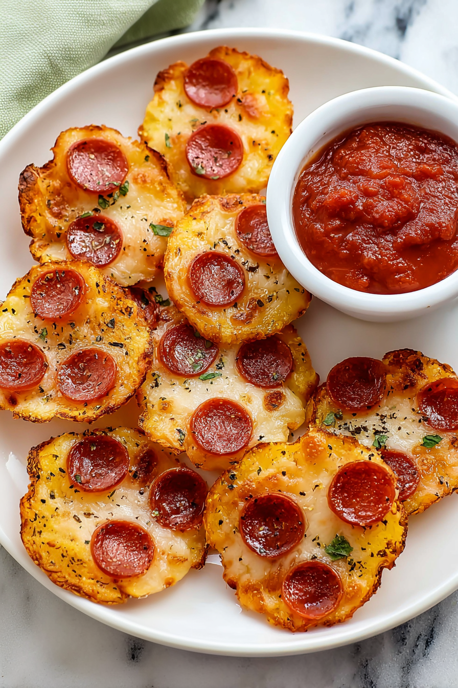 2 Ingredient Pizza Chips