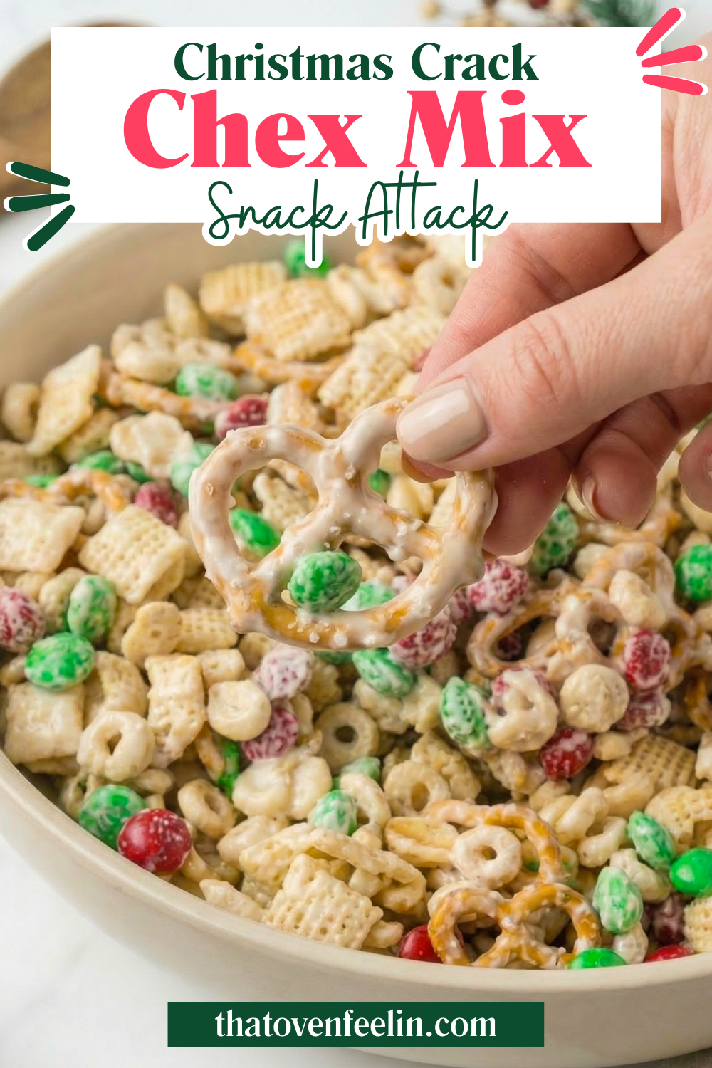 Christmas Crack Chex Mix