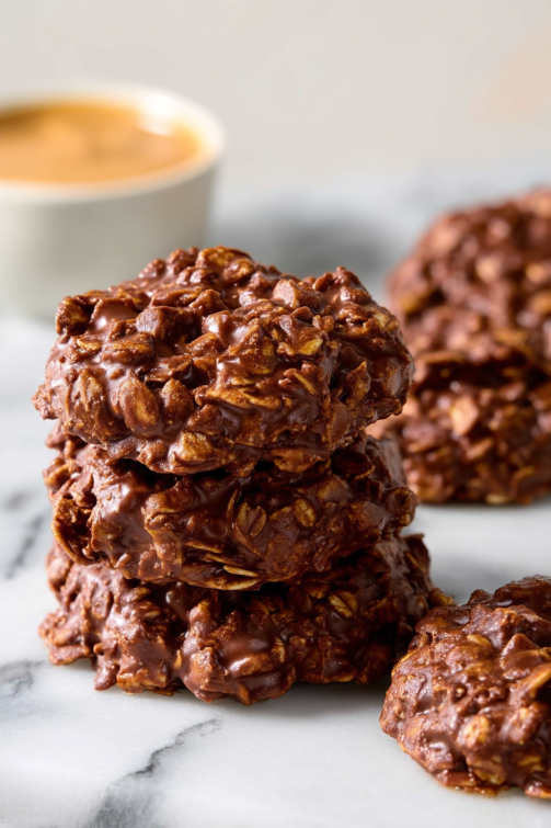 No-Bake Chocolate Peanut Butter Cookies