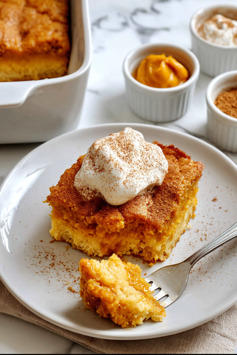 Pumpkin Spice Gooey Cake