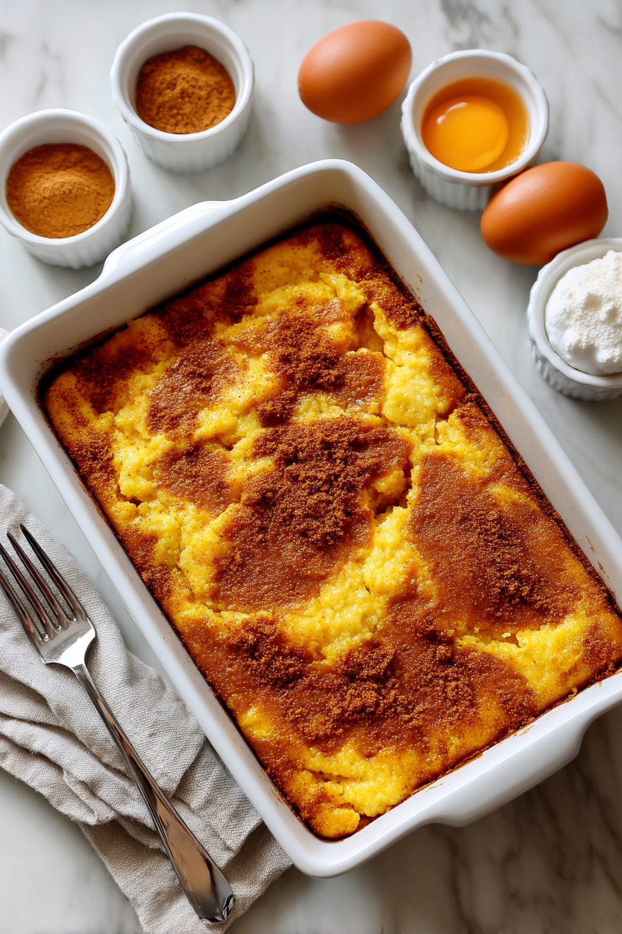 Pumpkin Spice Gooey Cake
