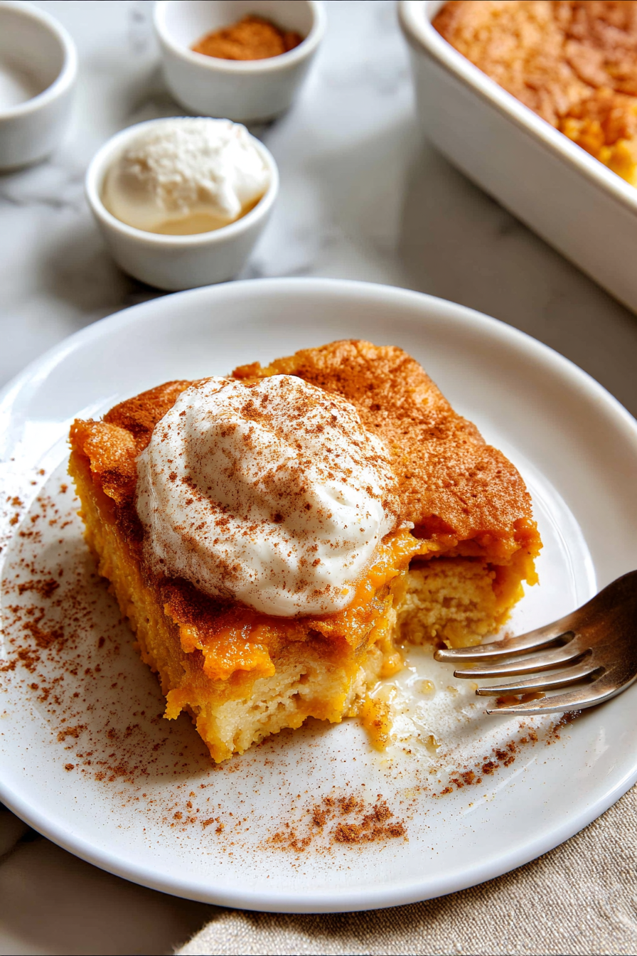 Pumpkin Spice Gooey Cake