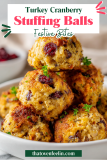 Turkey Cranberry Stuffing Balls