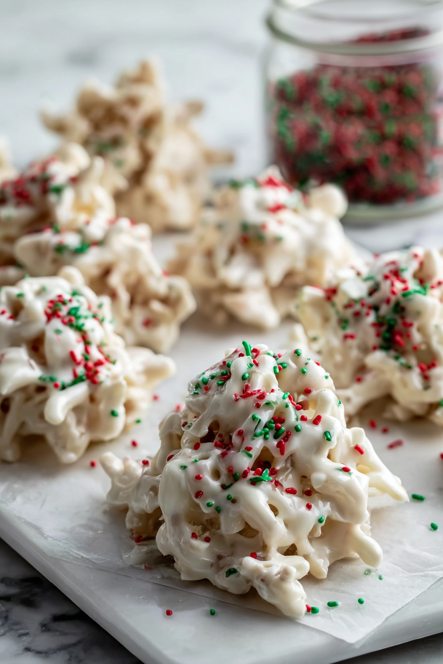 White Chocolate Haystacks