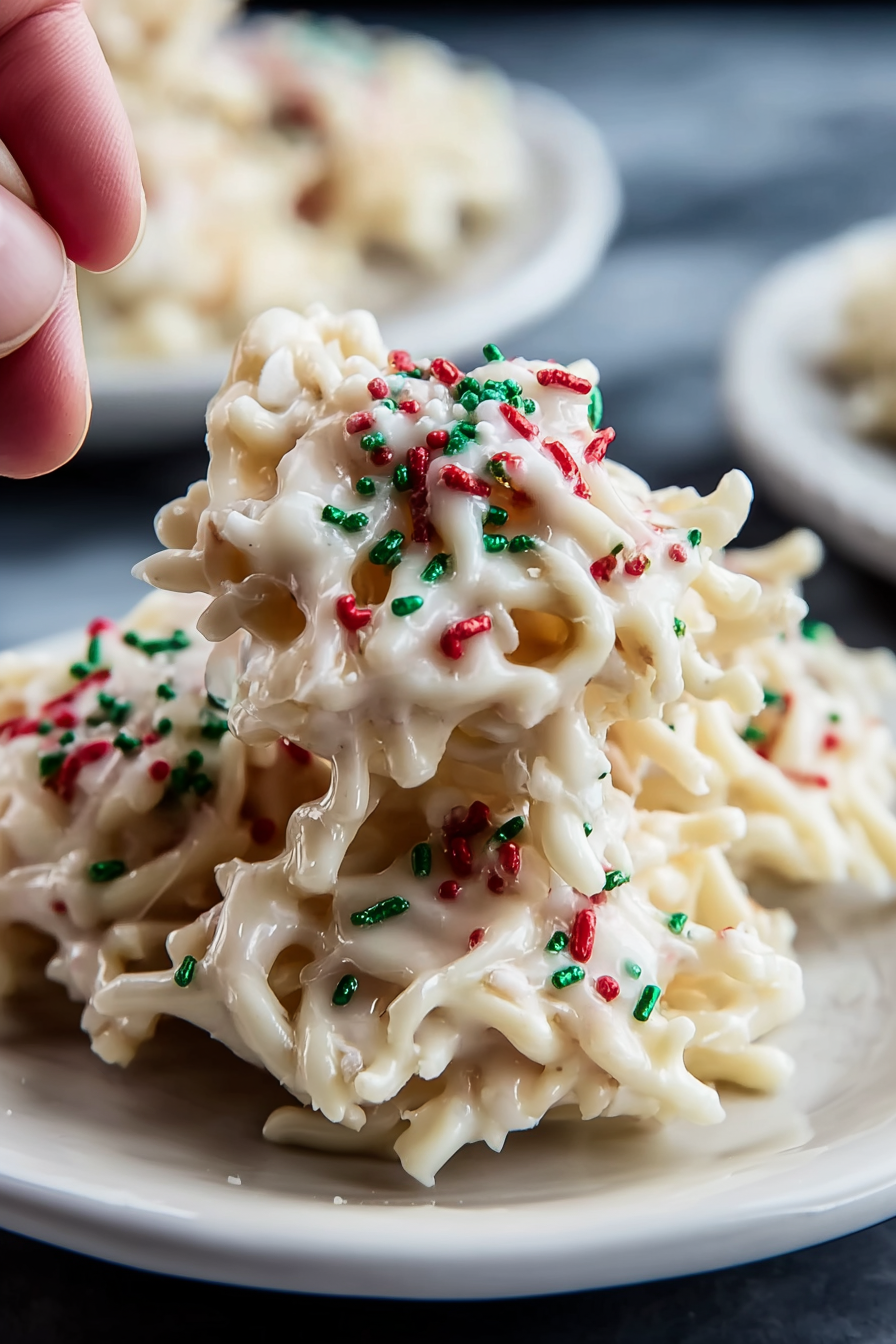 White Chocolate Haystacks