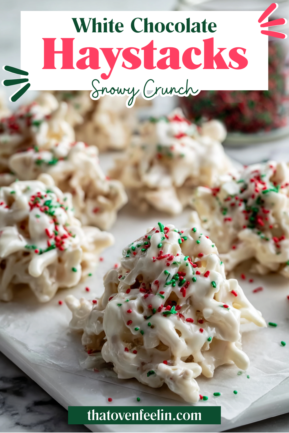 White Chocolate Haystacks