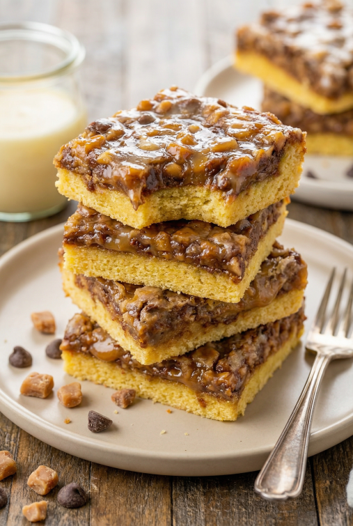 Cake Mix Toffee Bars