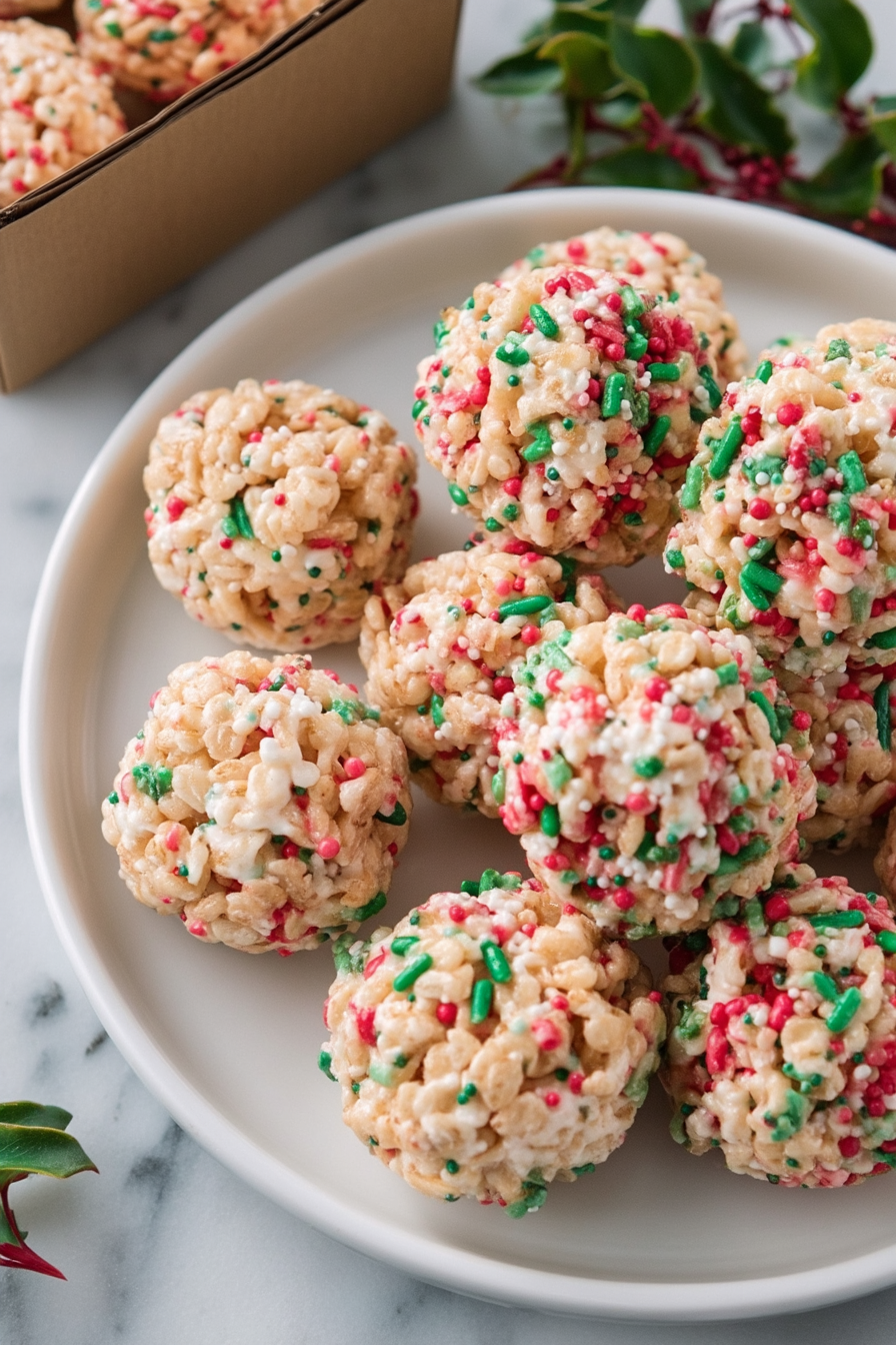 Christmas Rice Krispie Treats