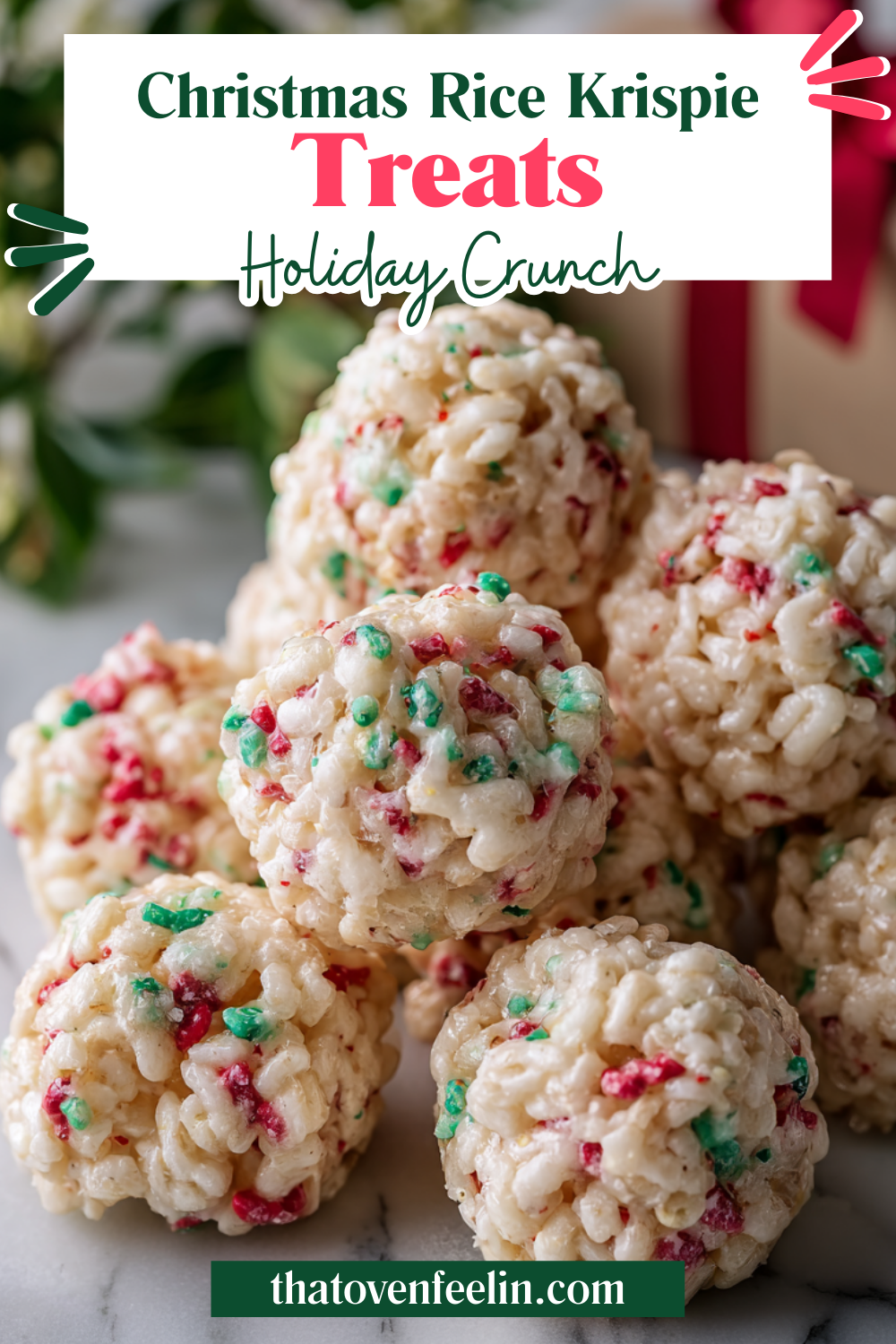 Christmas Rice Krispie Treats