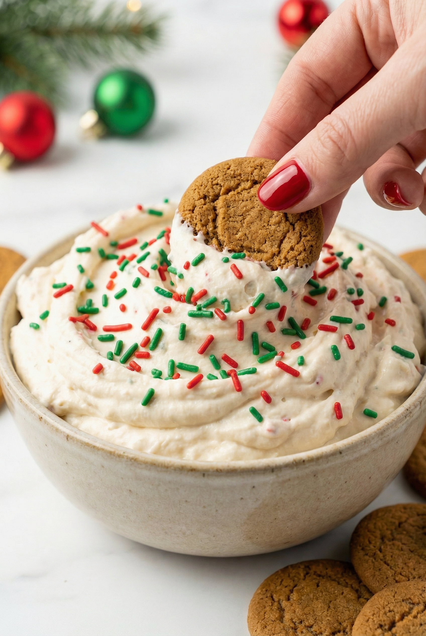 Christmas Sugar Cookie Dip