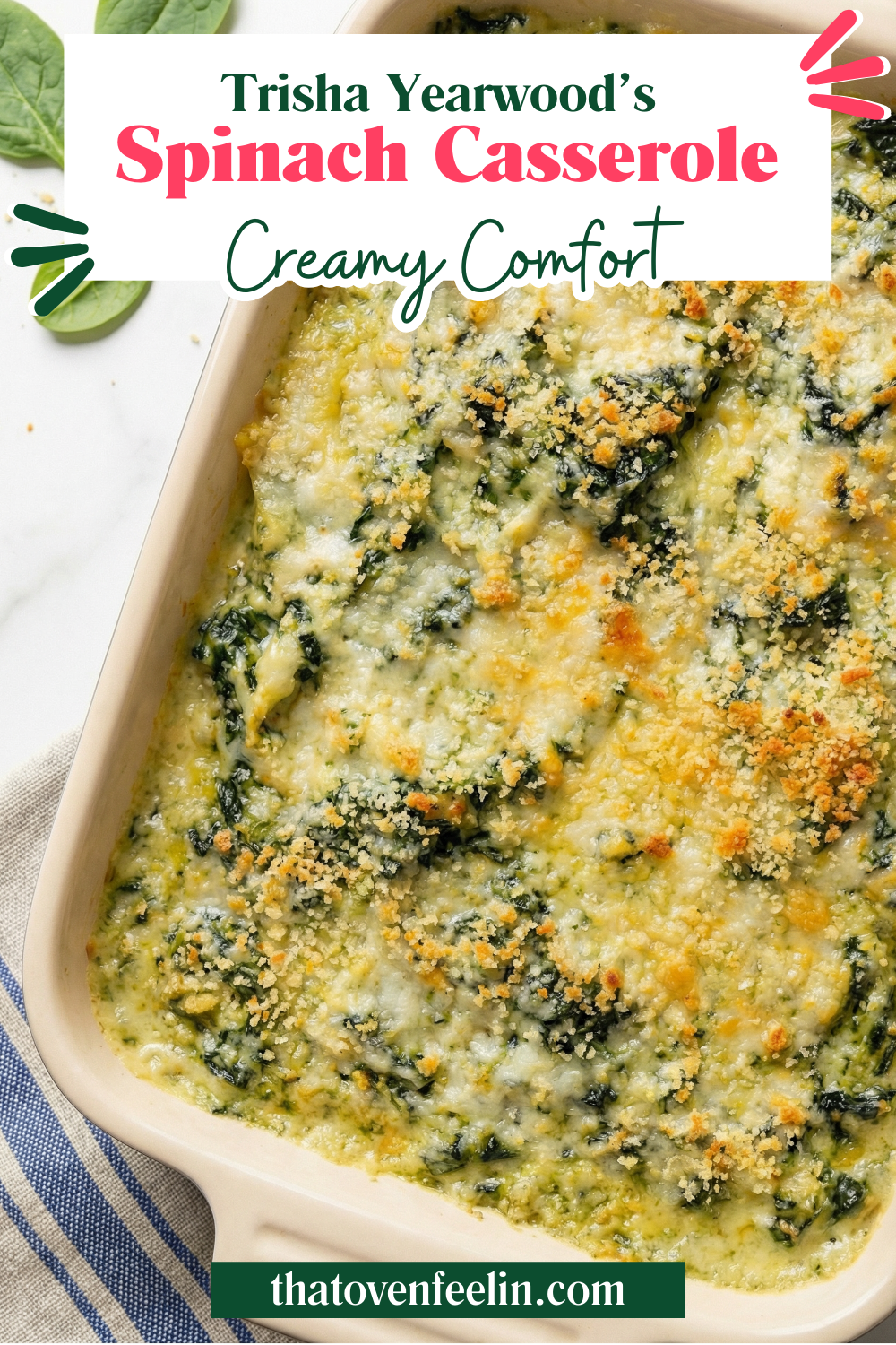 Trisha Yearwood’s Spinach Casserole