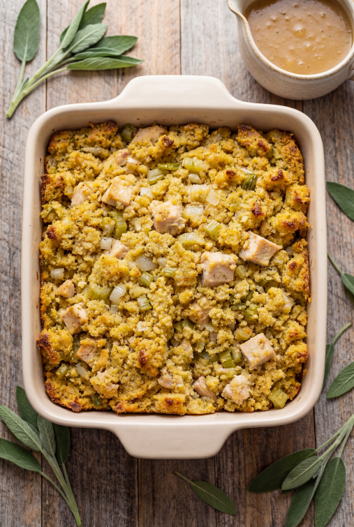 Chicken and Dressing Casserole
