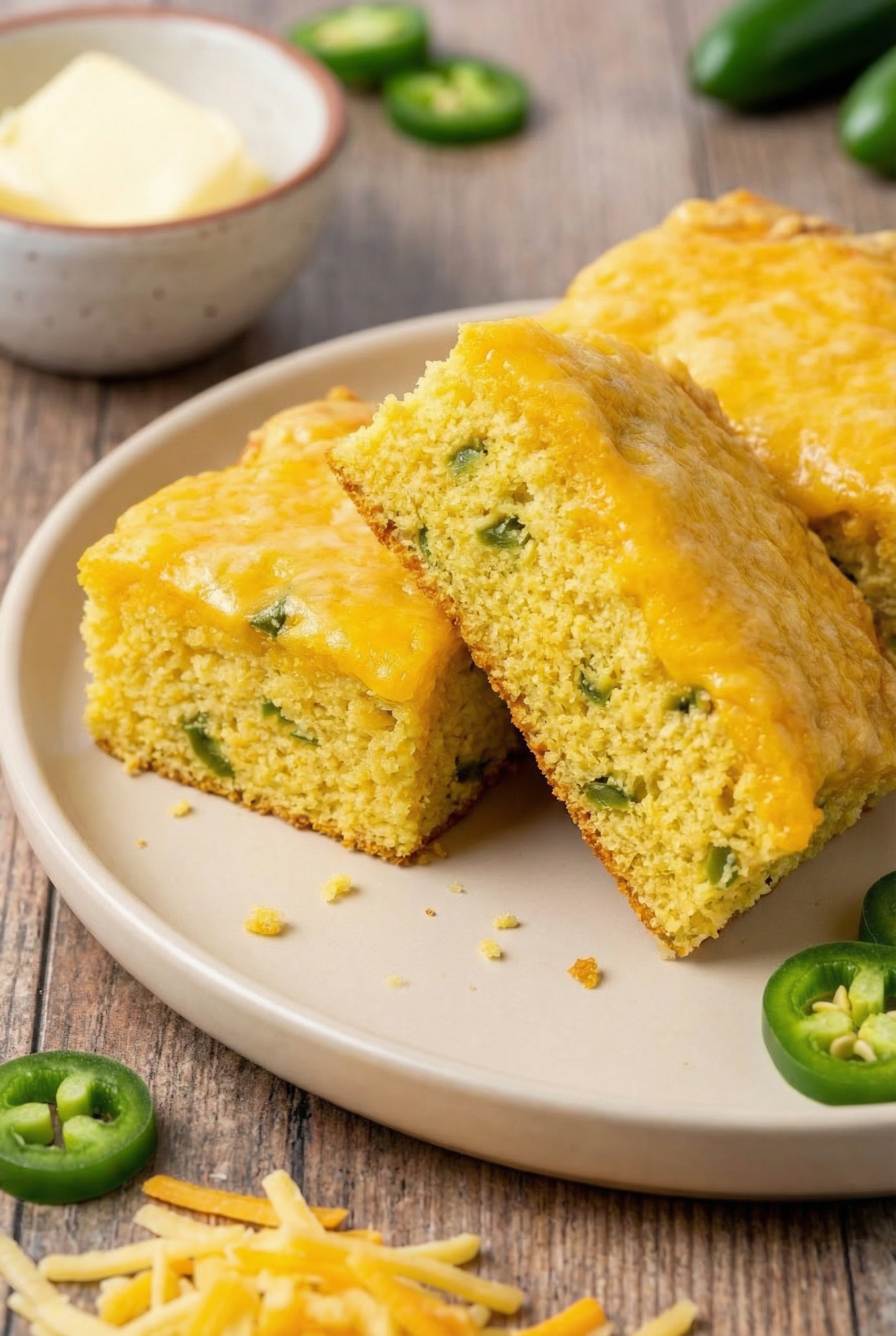 Jalapeño Cheddar Cornbread