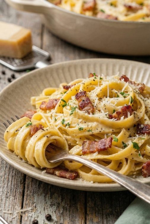 Fettuccine Carbonara