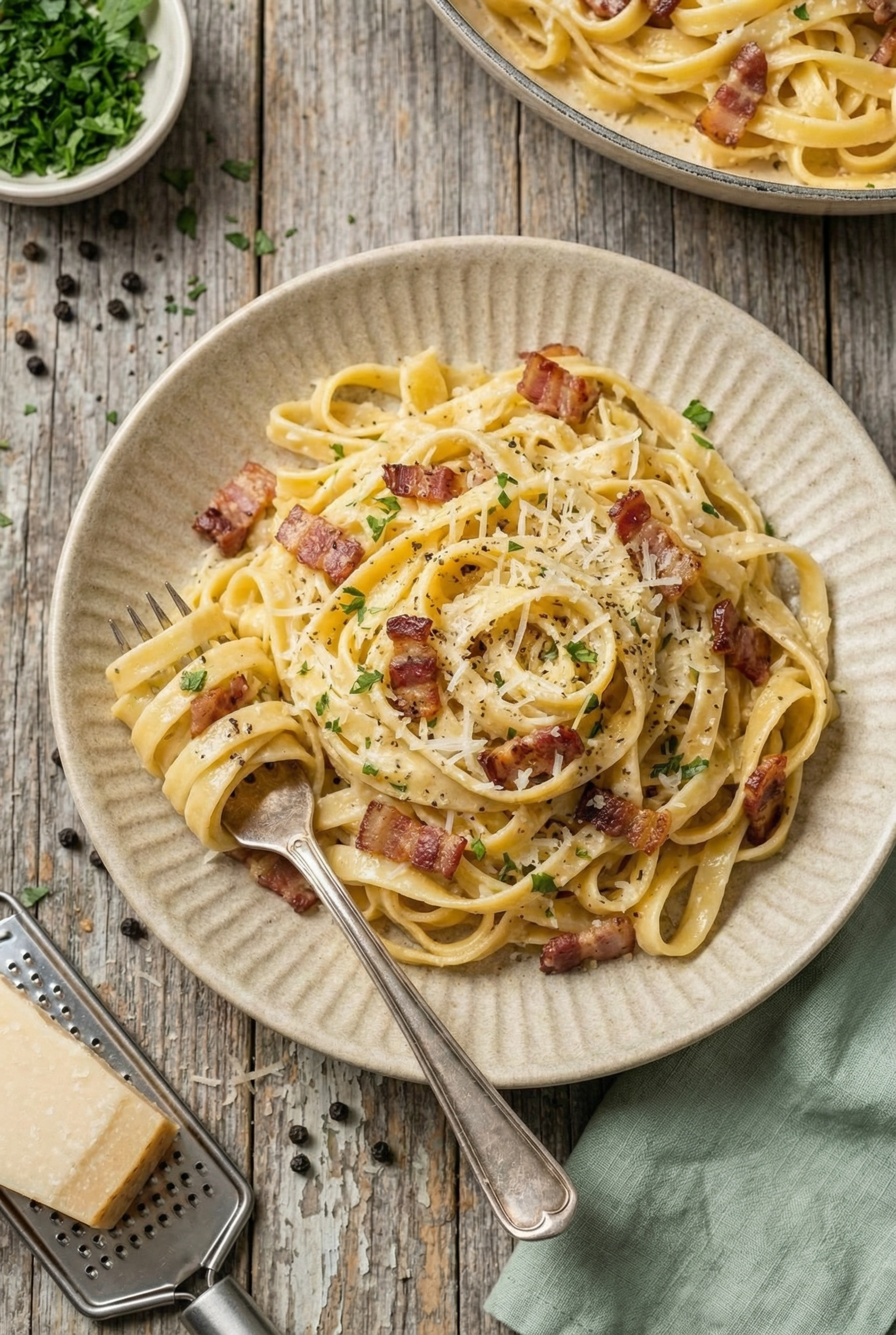 Fettuccine Carbonara