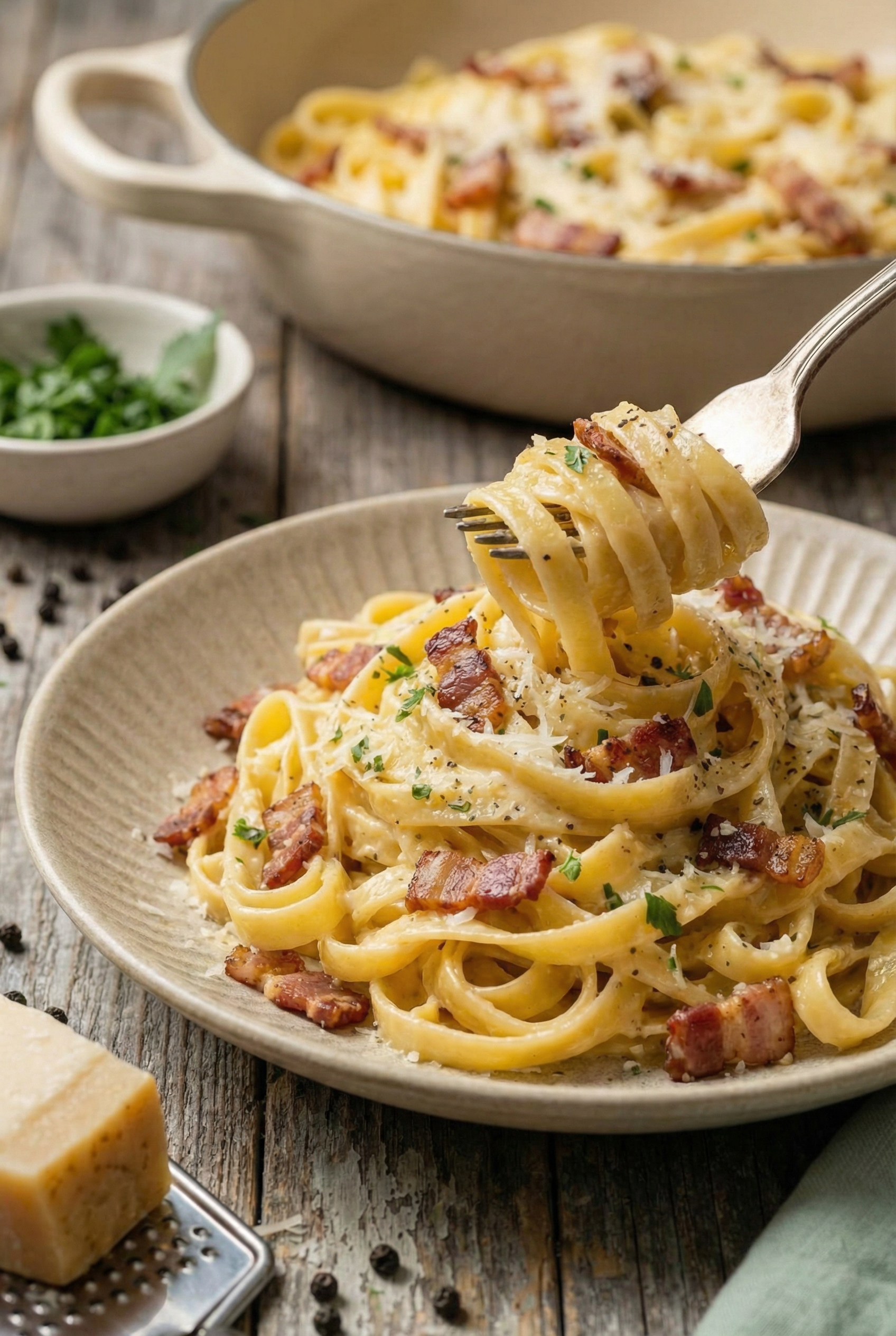 Fettuccine Carbonara