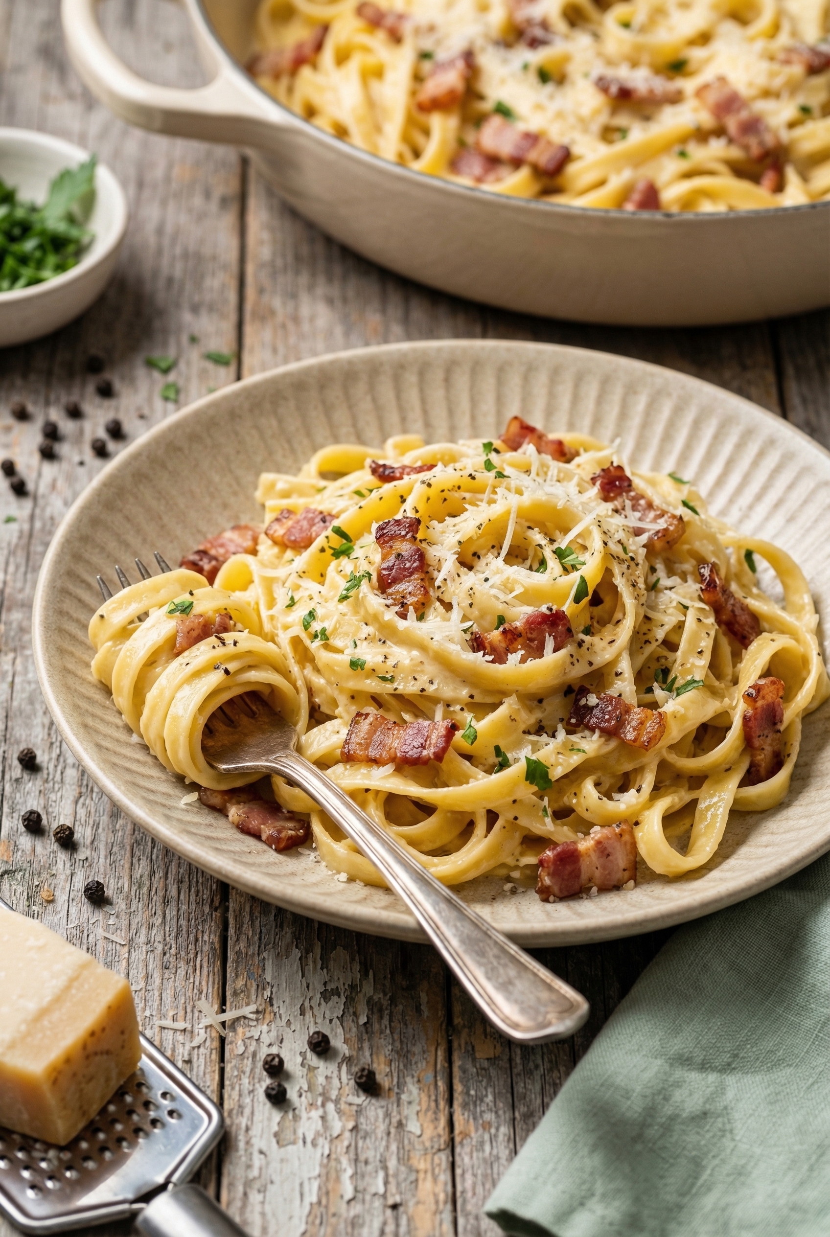 Fettuccine Carbonara