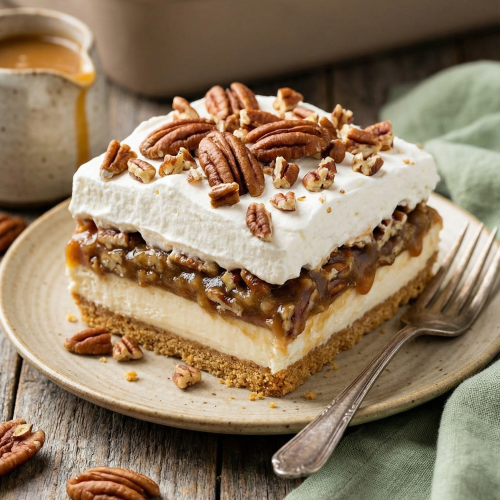 No-Bake Pecan Pie Lasagna Recipe