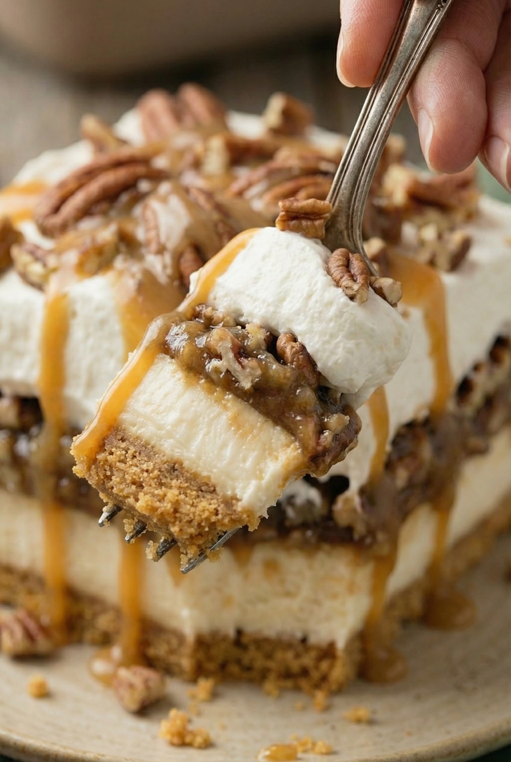 No-Bake Pecan Pie Lasagna Recipe