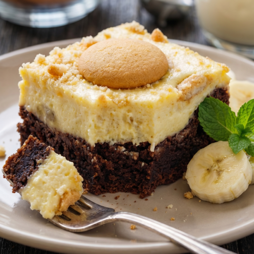 Banana Pudding Brownies