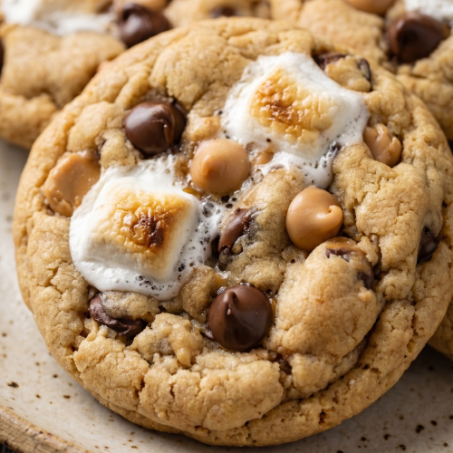 Peanut Butter Marshmallow Cookies