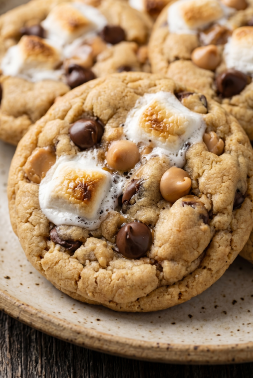 Peanut Butter Marshmallow Cookies
