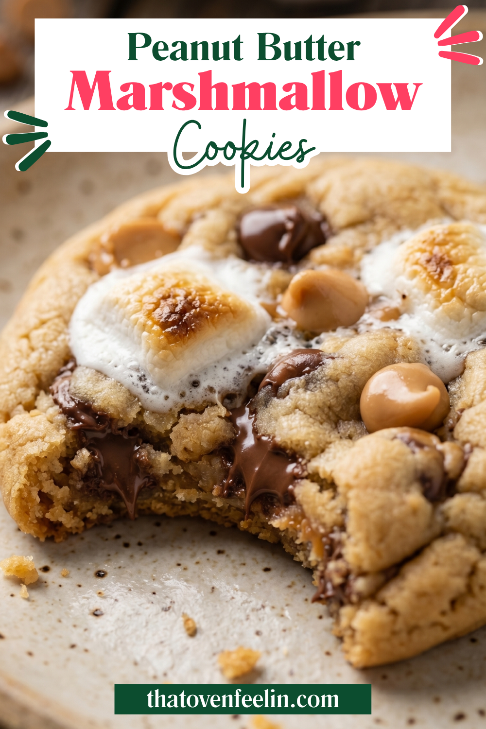 Peanut Butter Marshmallow Cookies