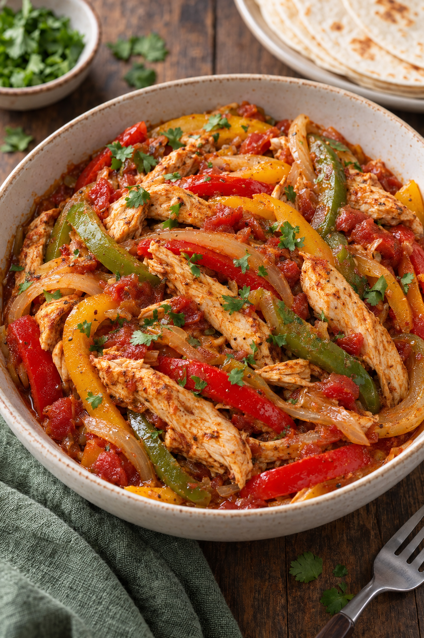 Crockpot Chicken Fajitas