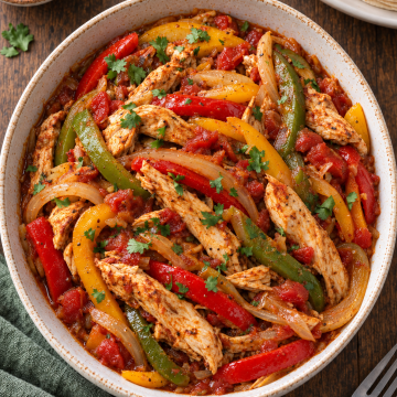 Crockpot Chicken Fajitas