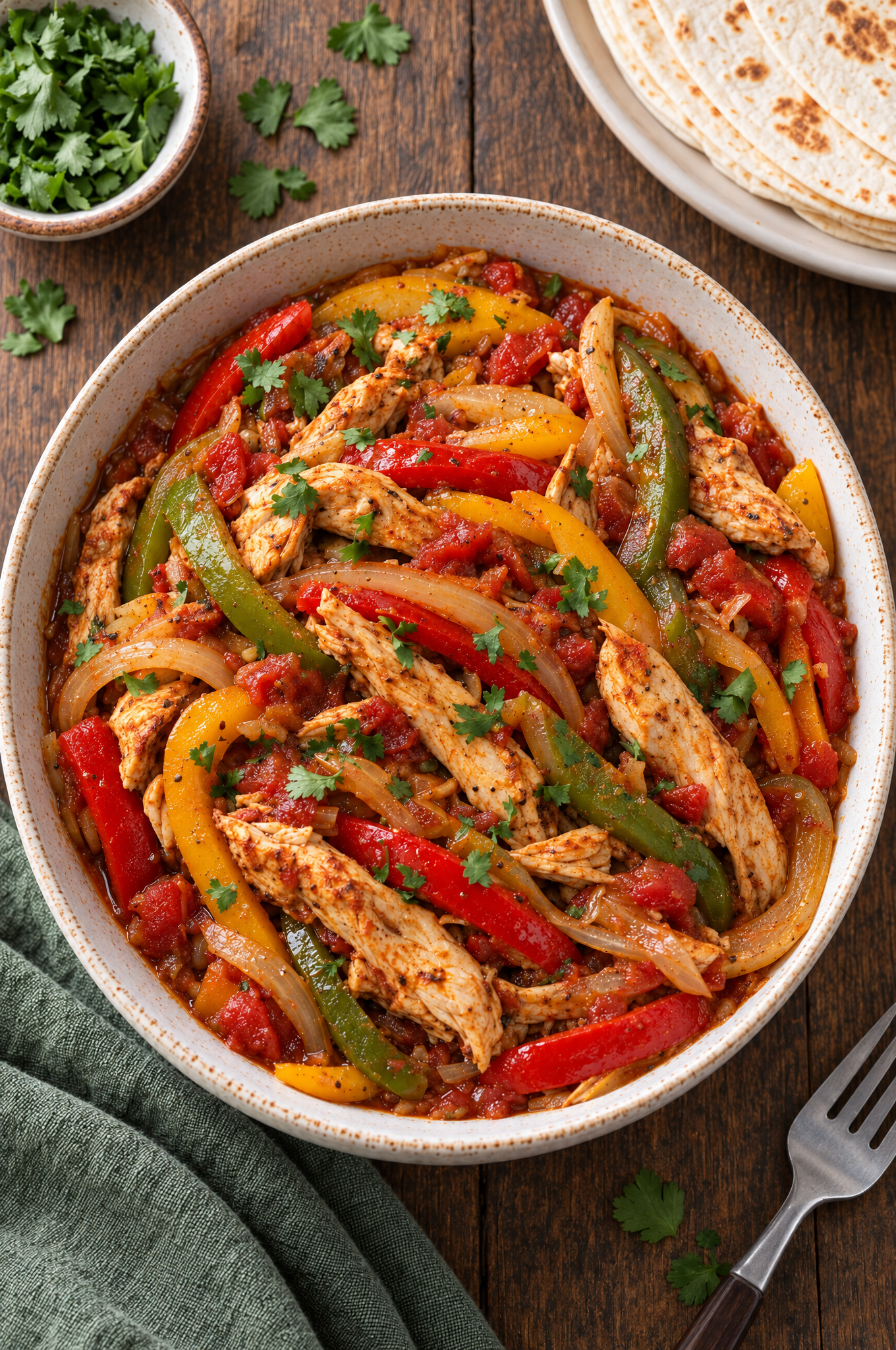 Crockpot Chicken Fajitas