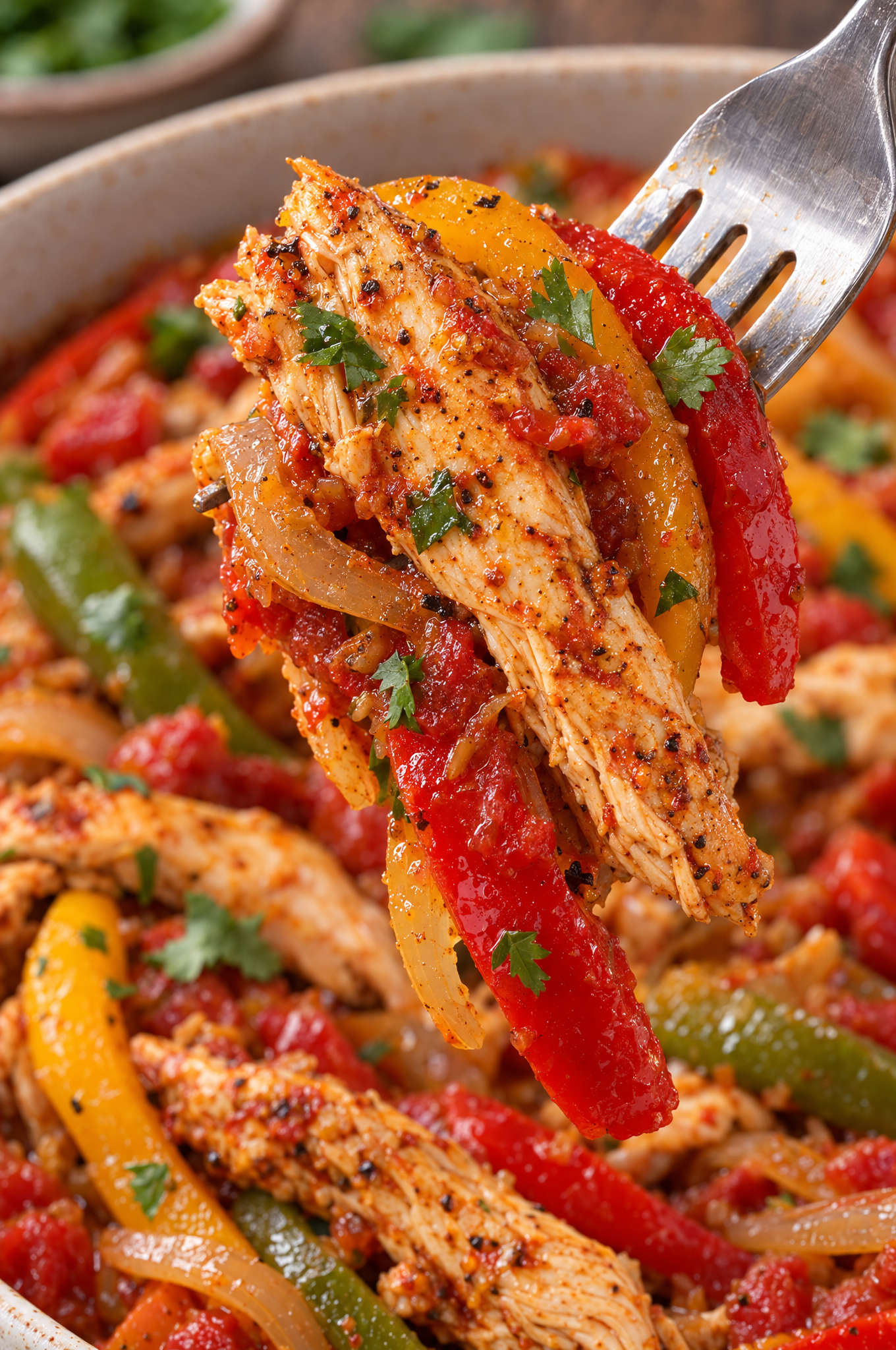 Crockpot Chicken Fajitas