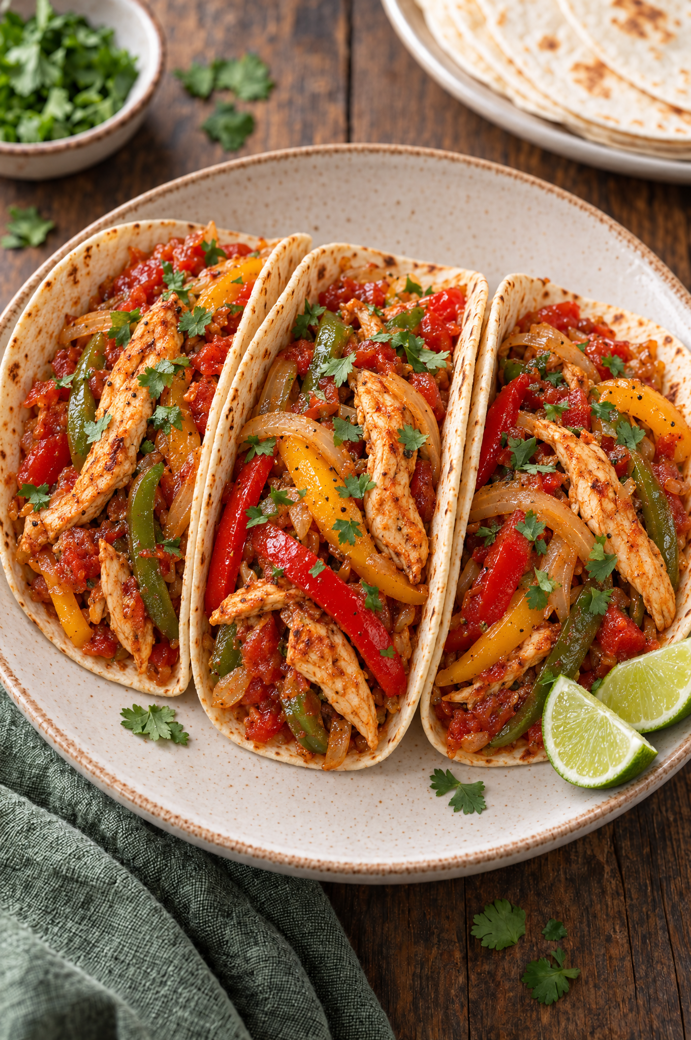 Crockpot Chicken Fajitas